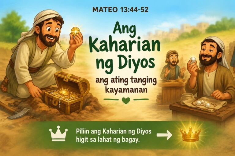Ang Kaharian ng Diyos ang ating tanging kayamanan